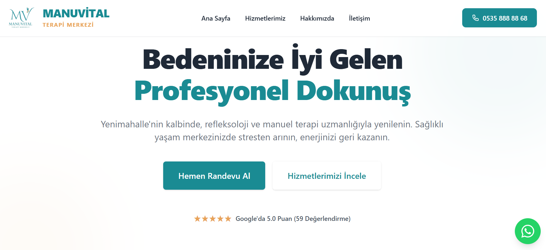 Manuvital Randevu Sistemi